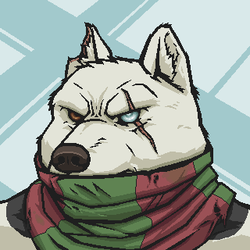 Only Real Wolves Wear Scarves
