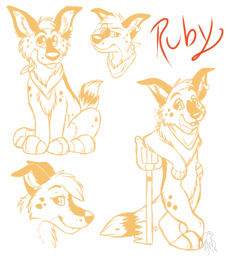 Ruby sketch page (Commissions OPEN)