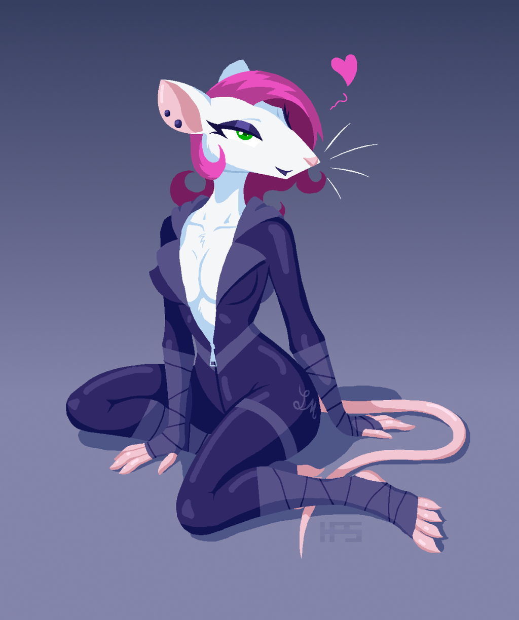 I wanted a rat character, so I made one! 