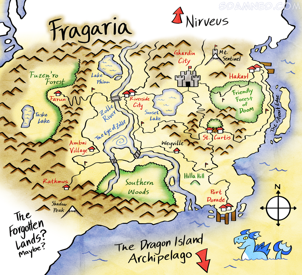 Updated Map of Fragaria