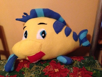 Flounder Character Pillow Plush - Christmas gift for my brother's girlfriend