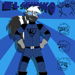El Skunko character sheet.