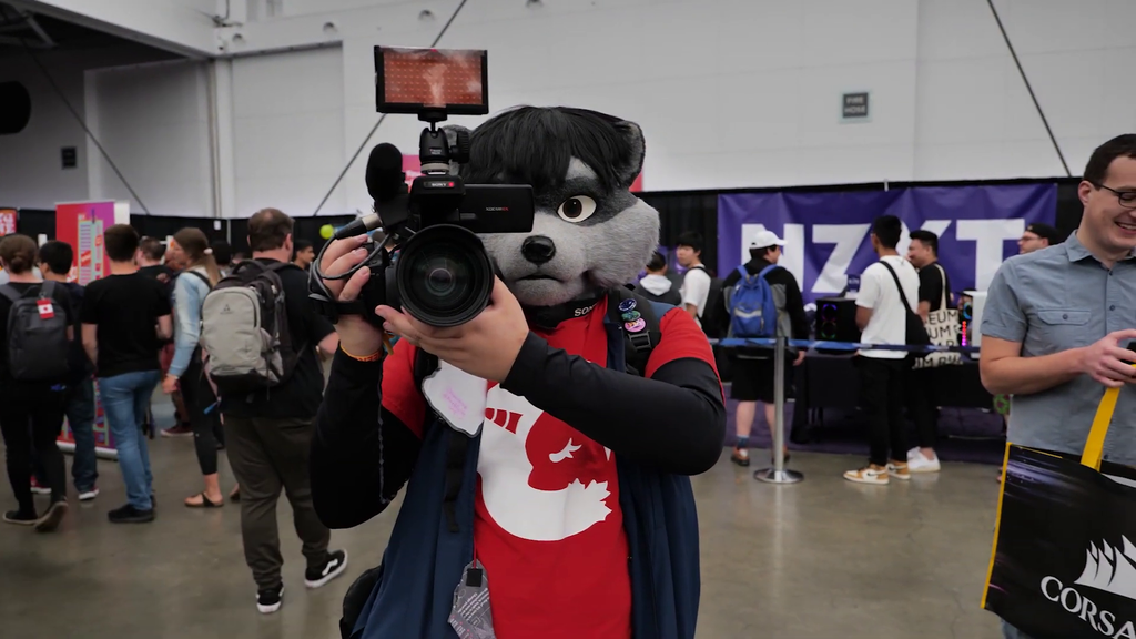 Jack Raccoon at LTX 2019 (Photo by Wendell)