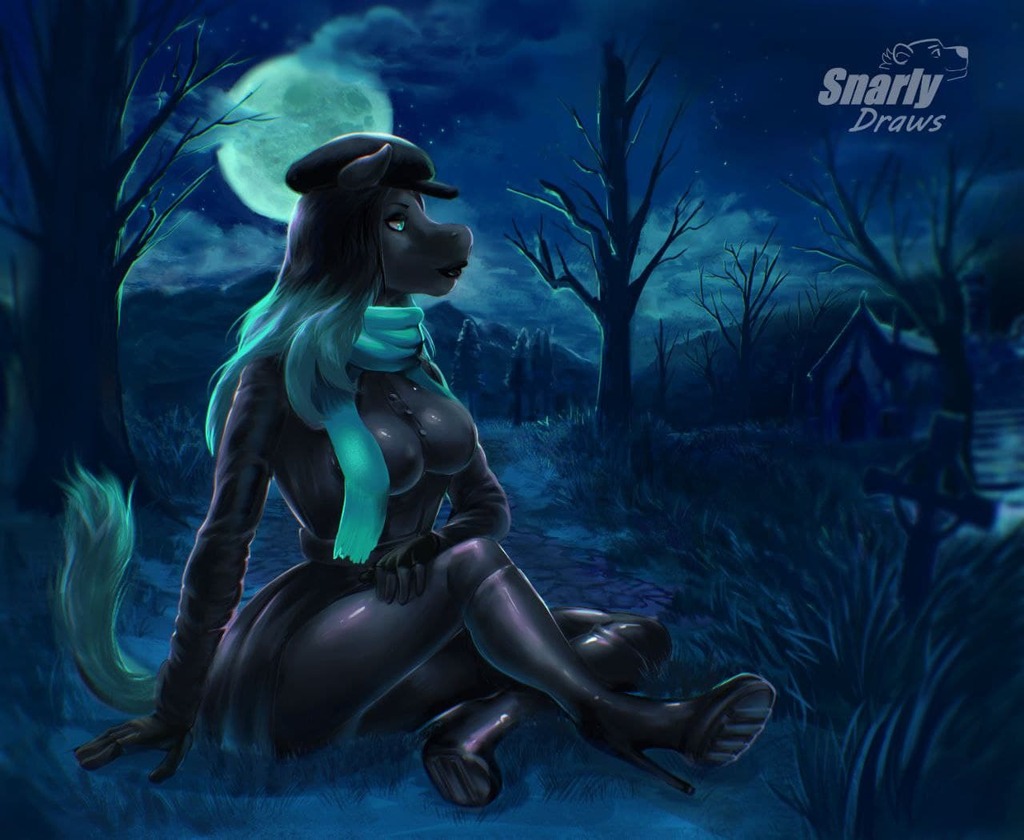 Mare in the Moonlight (art by SnarlyDraws)