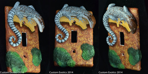 Timor Monitor Lizard Light Switch Plate Cover