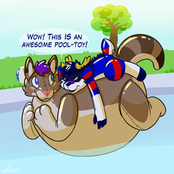 Being an awesome pool-toy by Rawr (4/4)
