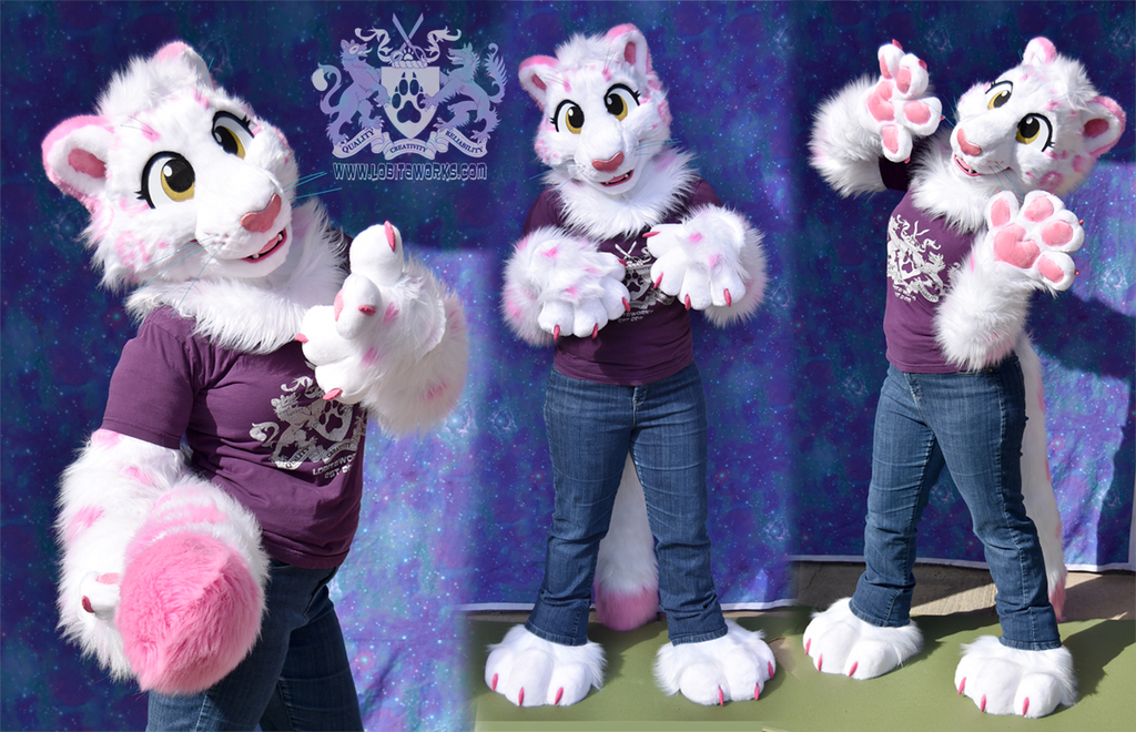 Here's the photos of Rosie's partial fursuit all together! 