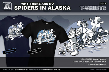 Spiders in Alaska Shirts