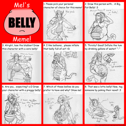 Belly Meme--Spooder Bellies of Many Varieties~