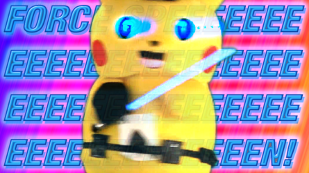 Mascot Fursuiting: Ace Spade the Jedi Pikachu uses "Rapid Spin"