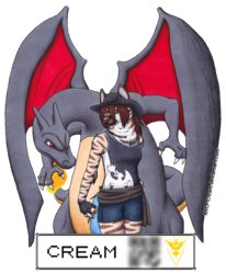 Pokémon Trainer Badge - Cream