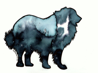 Galaxy Pyrenean Mountain Dog