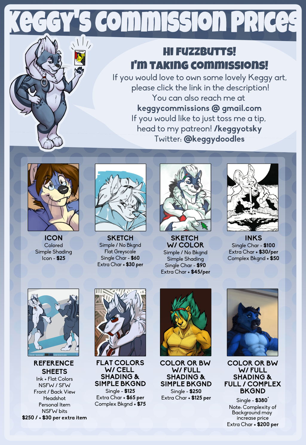 Most recent image: Commission Pricing 