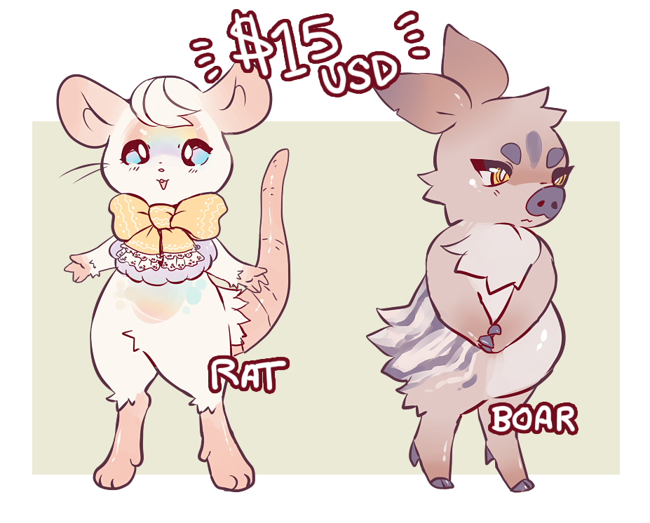 Most recent image: ADOPTABLES (2/2 OPEN)