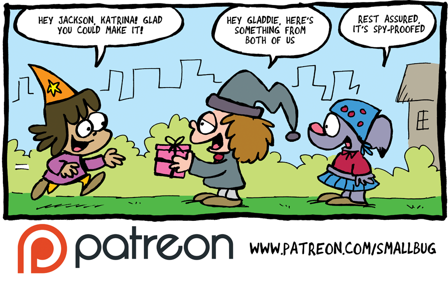 Patreon update: THE FUZZY PRINCESS #4, pages 5 and 6
