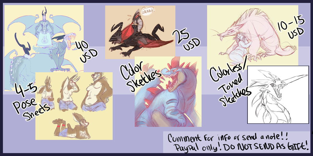 Featured image: SKETCH COMMISSIONS! - Open