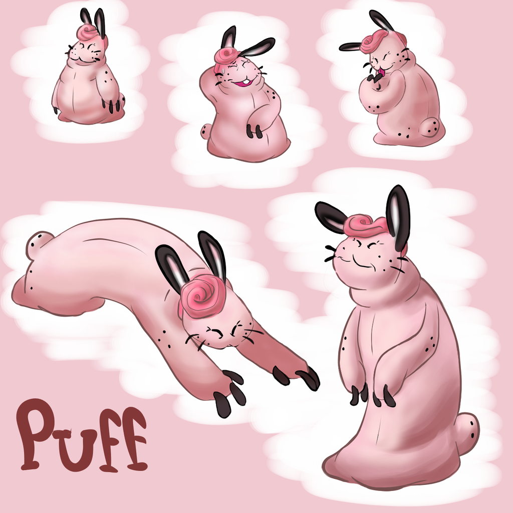 Puff practice drawings