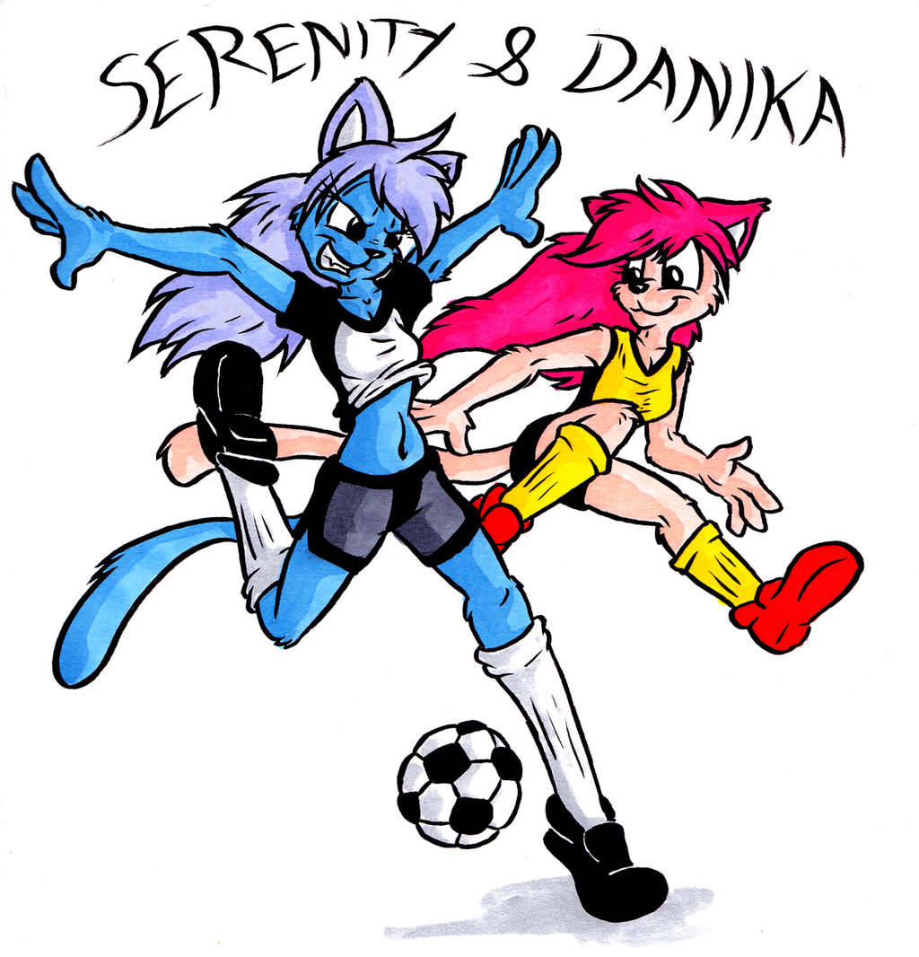 Weasyl Chicks:  Serenity & Danika