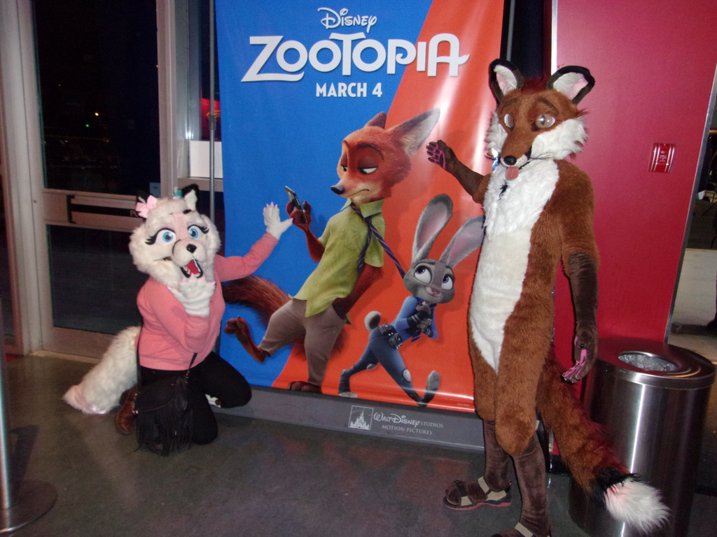 The 2 Foxes at Zootopia.