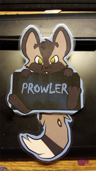 Prowler Tail Wagging Badge