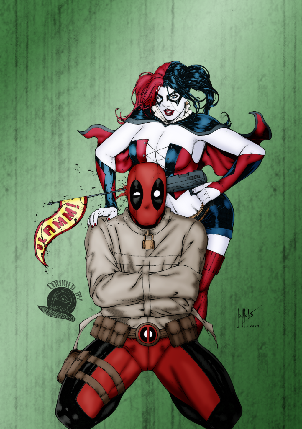 Harley Quinn and Deadpool 