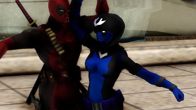 Female deathreaper mike connors and Deadpool