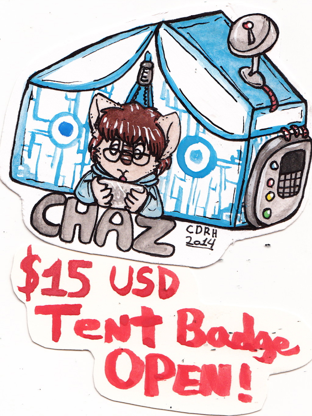 Tent Badge Commissions OPENED!