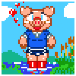 Pixellated Pig