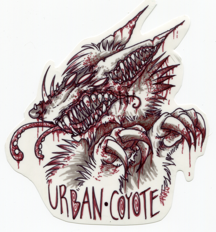 Horror Badges - Urban-coyote - $15 ea
