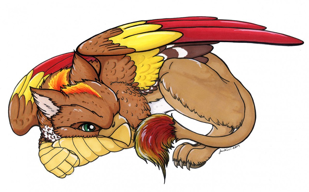 Resting Gryphon (Final)
