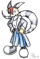 [Old Art] Kendall the Ringtail by Dawn Best