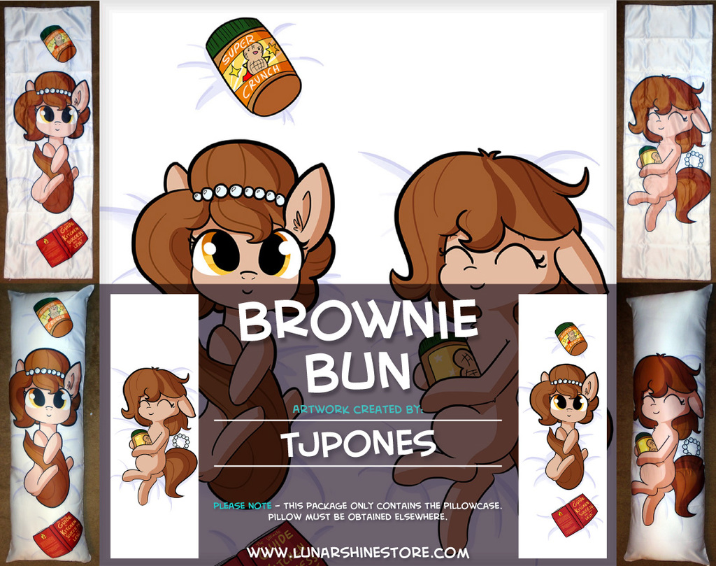 Brownie Bun Dakimakura by TJ Pones
