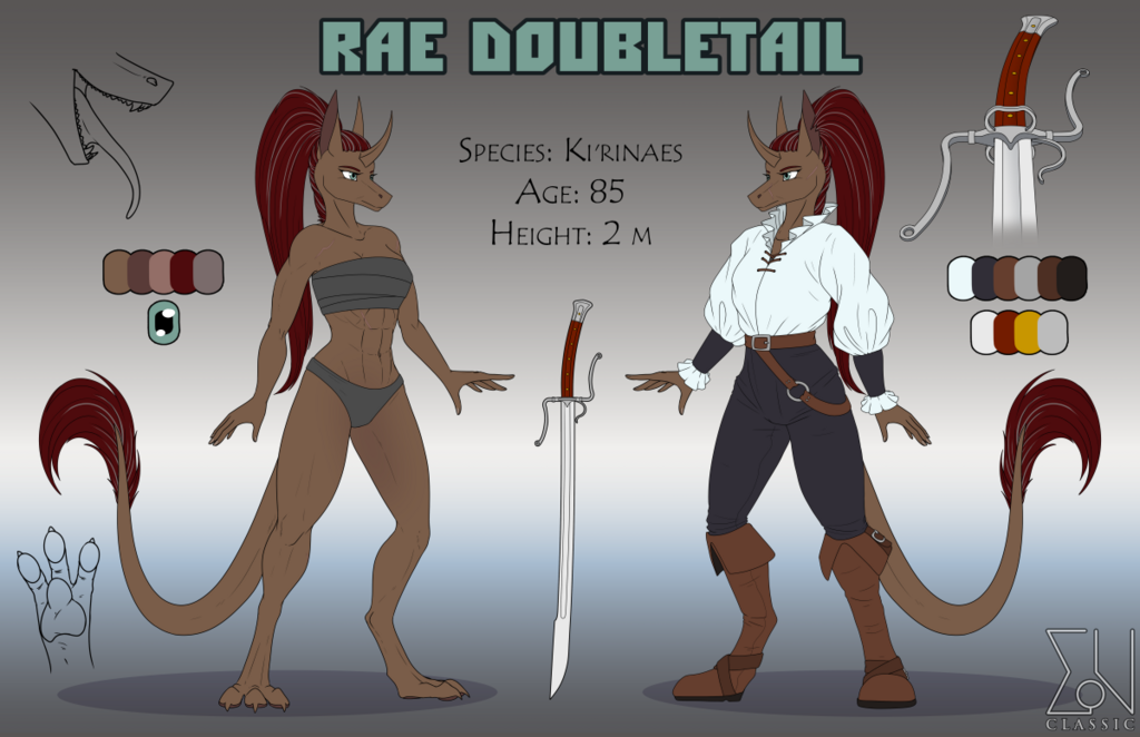 Rae Doubletail reference |1|