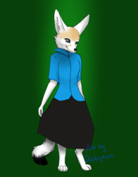 Female fennec fox
