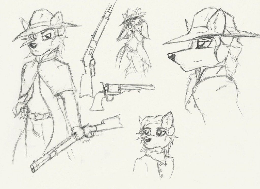 Michael Cowboy Sketches