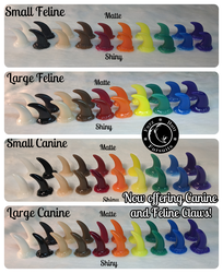 Now Available! Canine and Feline Claws