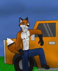 Foxy Truck Driver