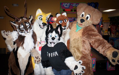 New Years Even Party 2011 -  Furries Pose!