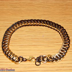 Gold & Black Half Persian 4-1 Bracelet