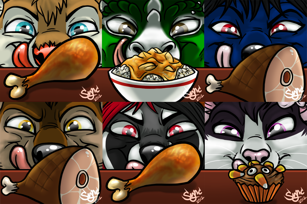 Thanksgiving Food Hunting Icons - Batch 1!