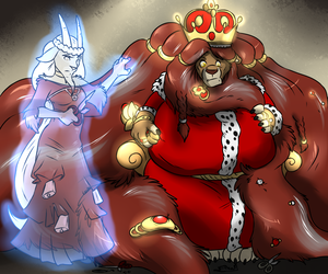 King's Mane [Stream Commission - TF/WeightGain/Aging]