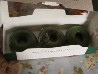 Green Glazed Donuts