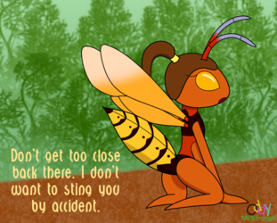 Anthro Bug - European Hornet