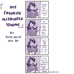 [comic] My Favorite Misquoted Idioms