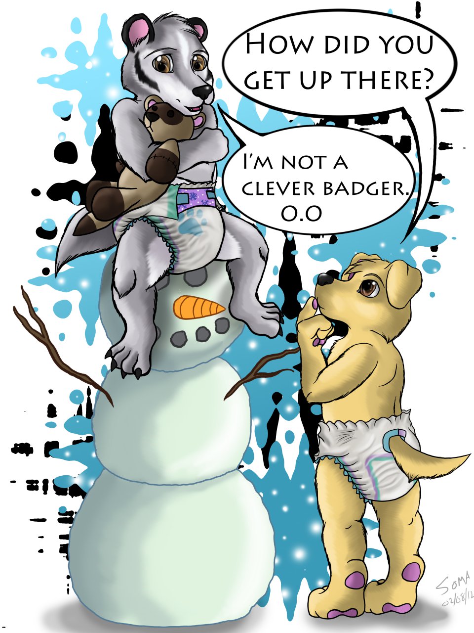 (Soma - Gift Art) Not a clever badger