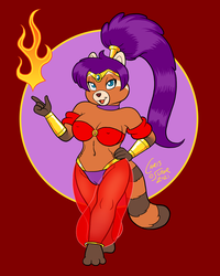 Pengsong as Shantae [Cobalt Patreon Pic]