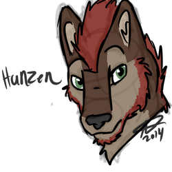 Hunzen Colored Sketch Headshot