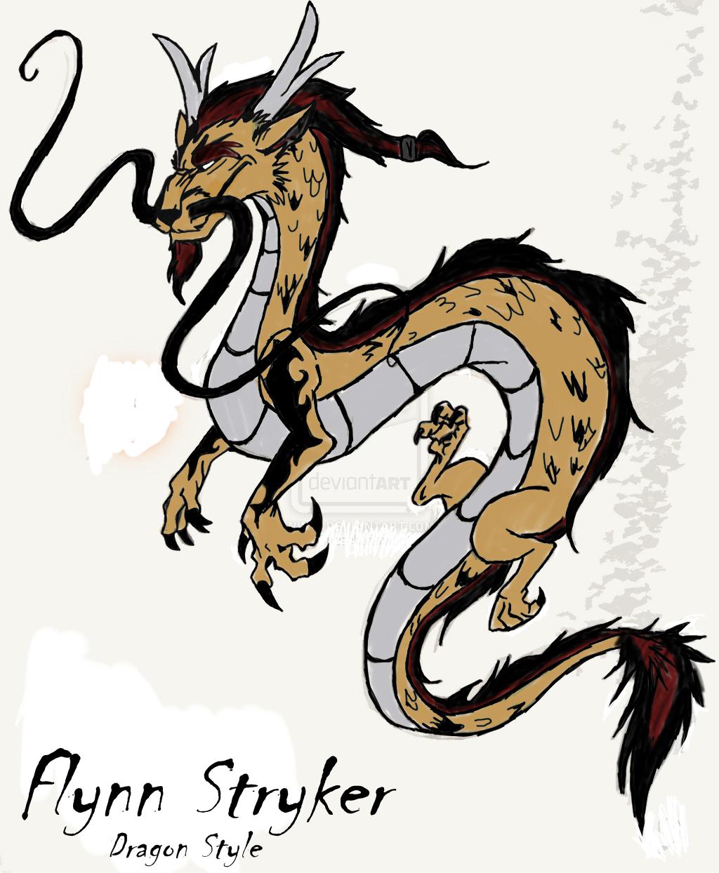 Flynn Stryker Dragon Sketch