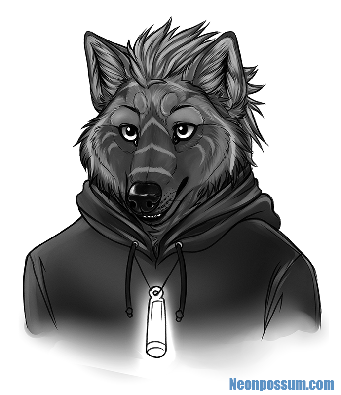 Yaru, the Wolf in the Hood [by neonpossum]