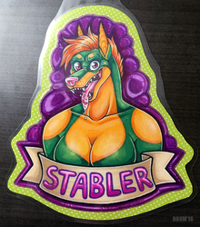 Stabler Bust Badge